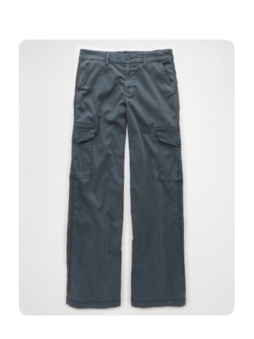 AEO  Women’s Dreamy Drape Wide Leg Mid-Rise Cargo Pants - 4R